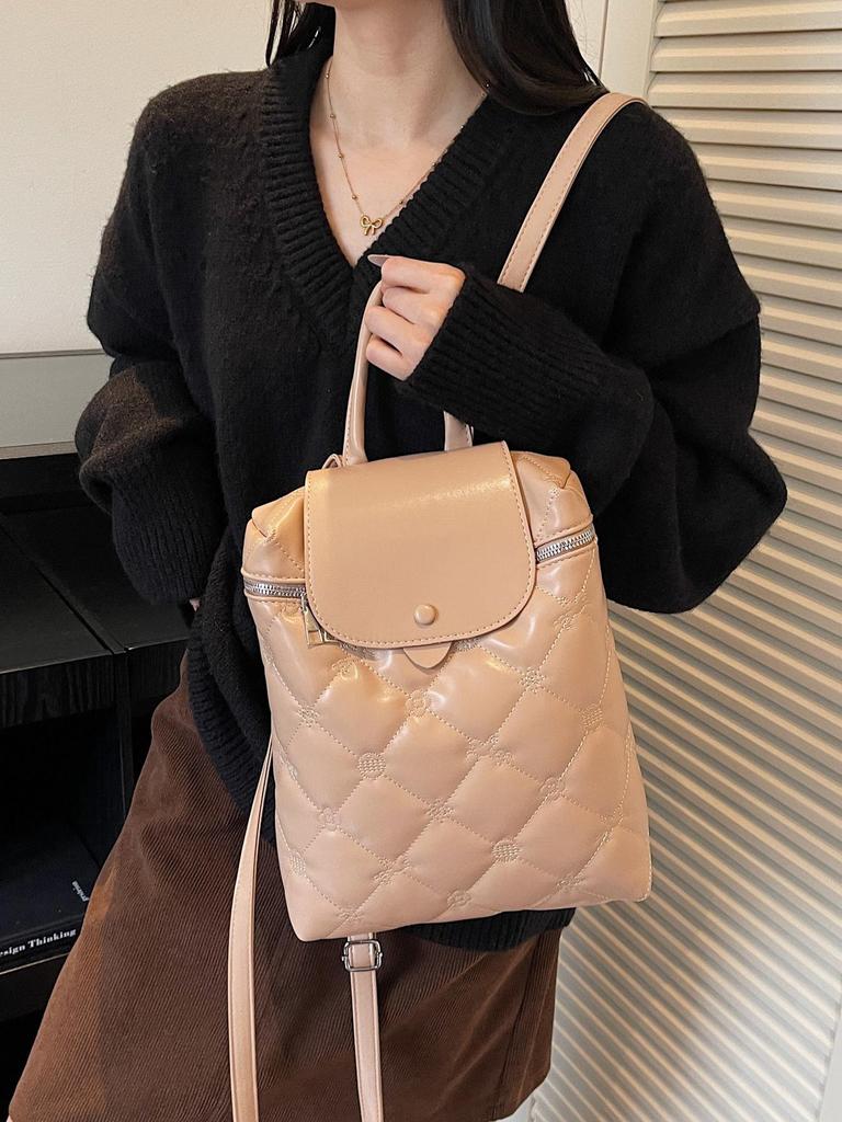 Корейский женский минималистичный рюкзак 2025 - Модная, вместительная осенне-зимняя сумка и сумка для поездок
