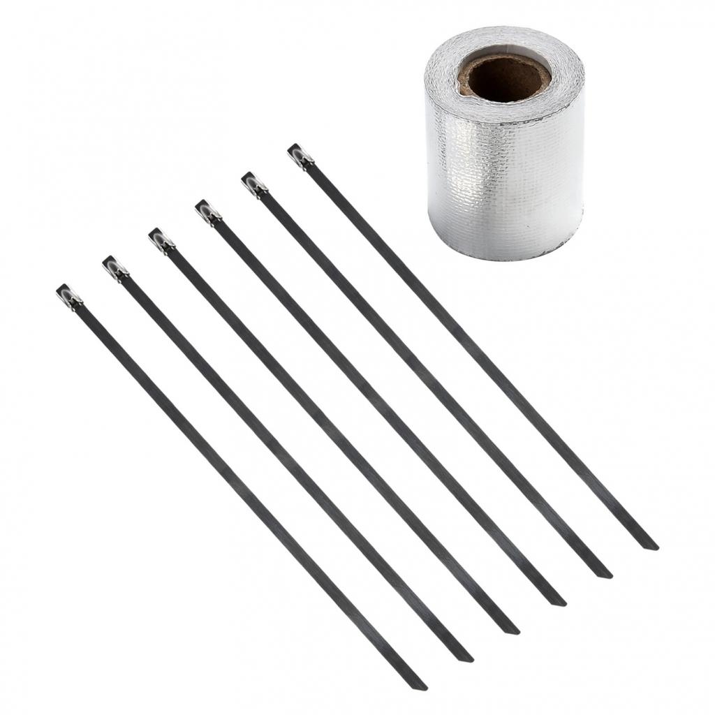 Изоляционная лента для выхлопной трубы 5M*5cm Алюминиевая фольга Высокое качество