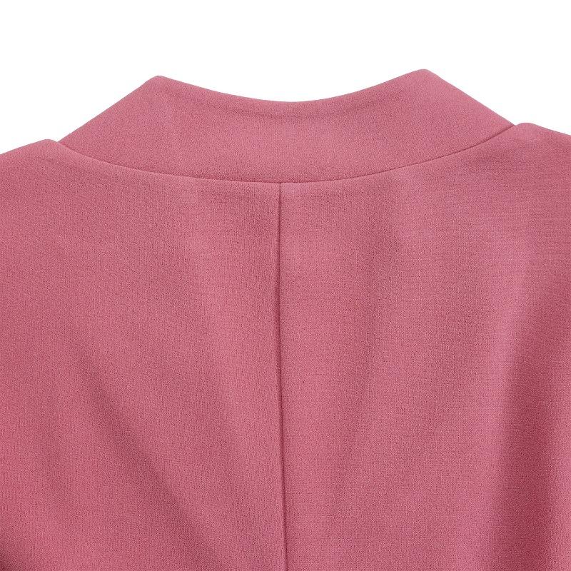 Женское летнее компрессионное платье с коротким рукавом и V-образным вырезом, с высокой талией, модное платье с завышенной талией