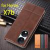 Роскошный магнитный адсорбционный кожаный чехол для Huawei Honor X7b Flip Cover Защитный чехол Capa Fundas Coque
