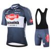 2026 Alpecin Pro Team Новый велосипедный короткий рукав Майка Ciclismo Летние дышащие велосипедные комплекты одежды Мужской велосипедный костюм