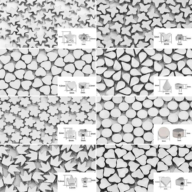 100PCS/Lot High Quality CCB Star Spacer Beads DIY Bracelet Necklace Handmade Accessories for Jewelry Making