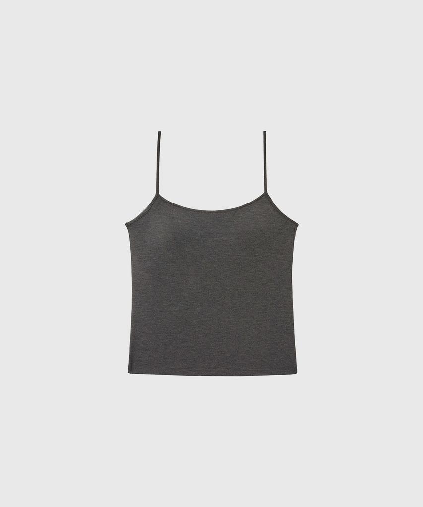 GENERALIDEA Backless Sleeveless With Built-In Cap [Charcoal] / Gf2Lts529