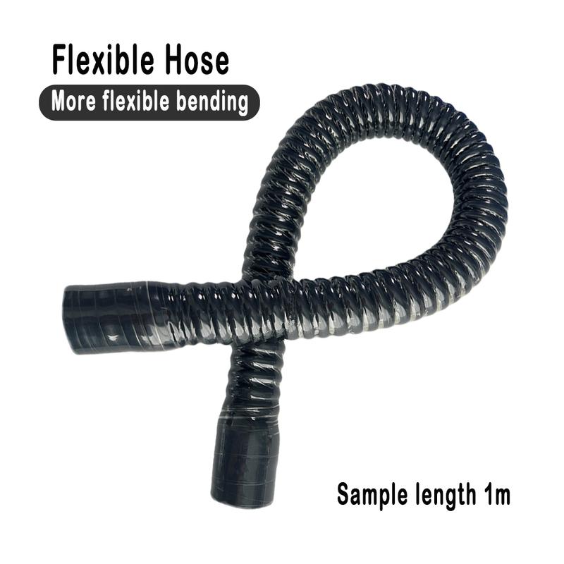 ID16~75mm Blue Black Universal Silicone Flexible Hose Car Air Intake Pipe Radiator Tube Intercooler Steel wire corrugated Tube