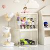 Transparent Display Case for Action Figures, Model Figurines, and LEGO - Dustproof Storage Cabinet