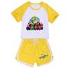 5747 Kids Boys Girls The Wiggles Anime Cartoon T-shirt Shorts Tracksuit Sets