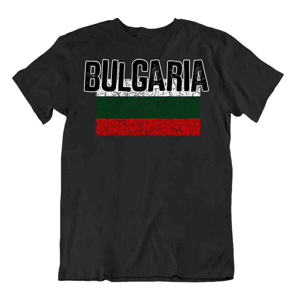 Flag T-Shirt Bulgaria Fashion Country Souvenir Gift Tee Pride logo