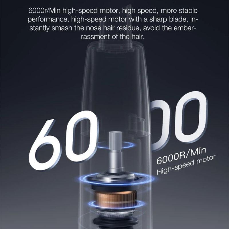 Триммер для волос в носу, электрическая перезаряжаемая бритва, мужской очиститель носа