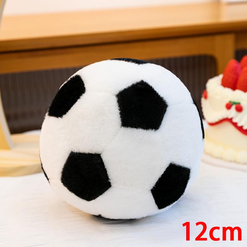 Soccer Sports Ball Throw Pillow Stuffed Soft Plush Toy Realistic Football Home Sofa Decoration Cushion Pillow Gift