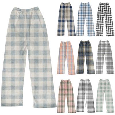 Женские зимние брюки, длинные брюки, рождественские принтованные брюки