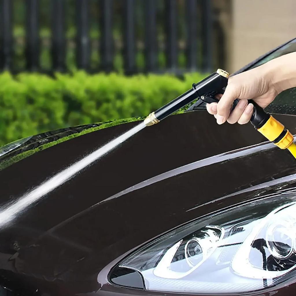 1 шт. Портативный водяной пистолет высокого давления, регулируемый, для чистки, мойки автомобилей, полива сада, насадка для шланга, распылитель, пеногенератор