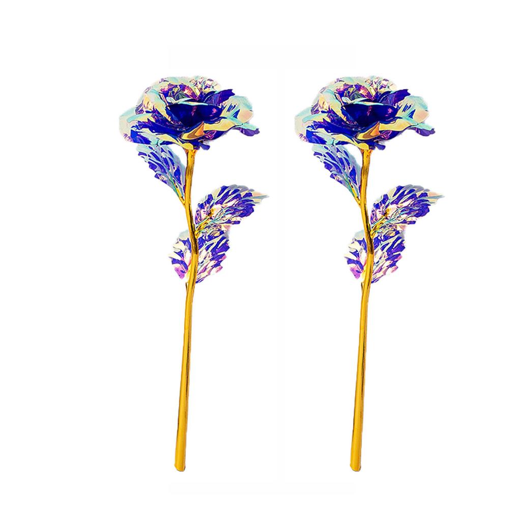 Colorful Luminous Rose Artificial Flower Uniques Gifts For Women Girls Valentine's Day Birthday Party Flower Decor