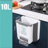 Hanging Trash Bin Foldable Storage Garbage Counter Cabinet Wall Mounted Can Camping Portable Caravan Motorhome Car