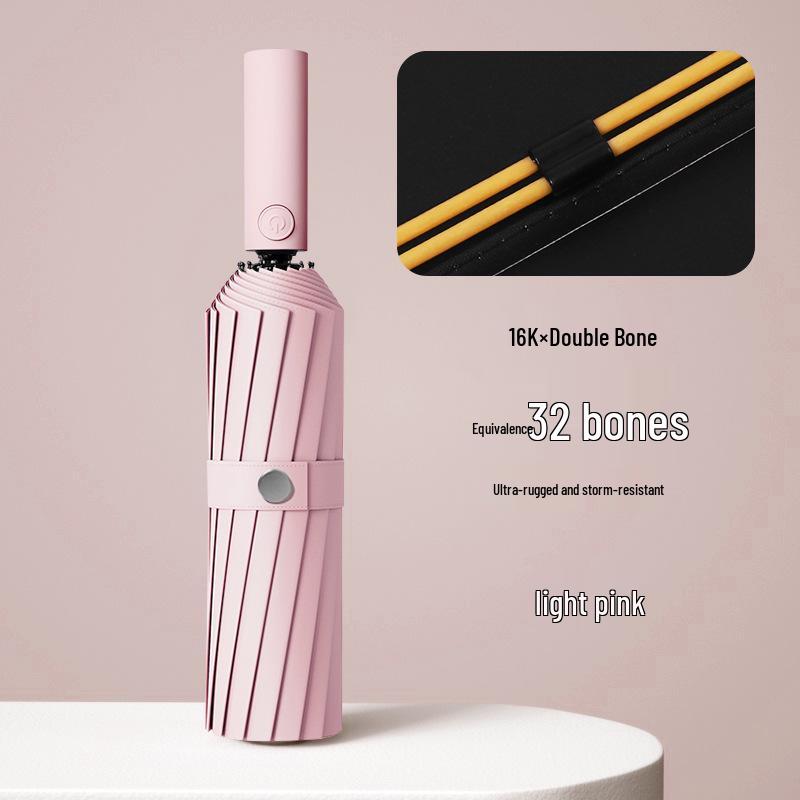 Автоматический складной зонт с 24 спицами, ветрозащитный, для мужчин, для дождя или солнца, с защитой от УФ-лучей