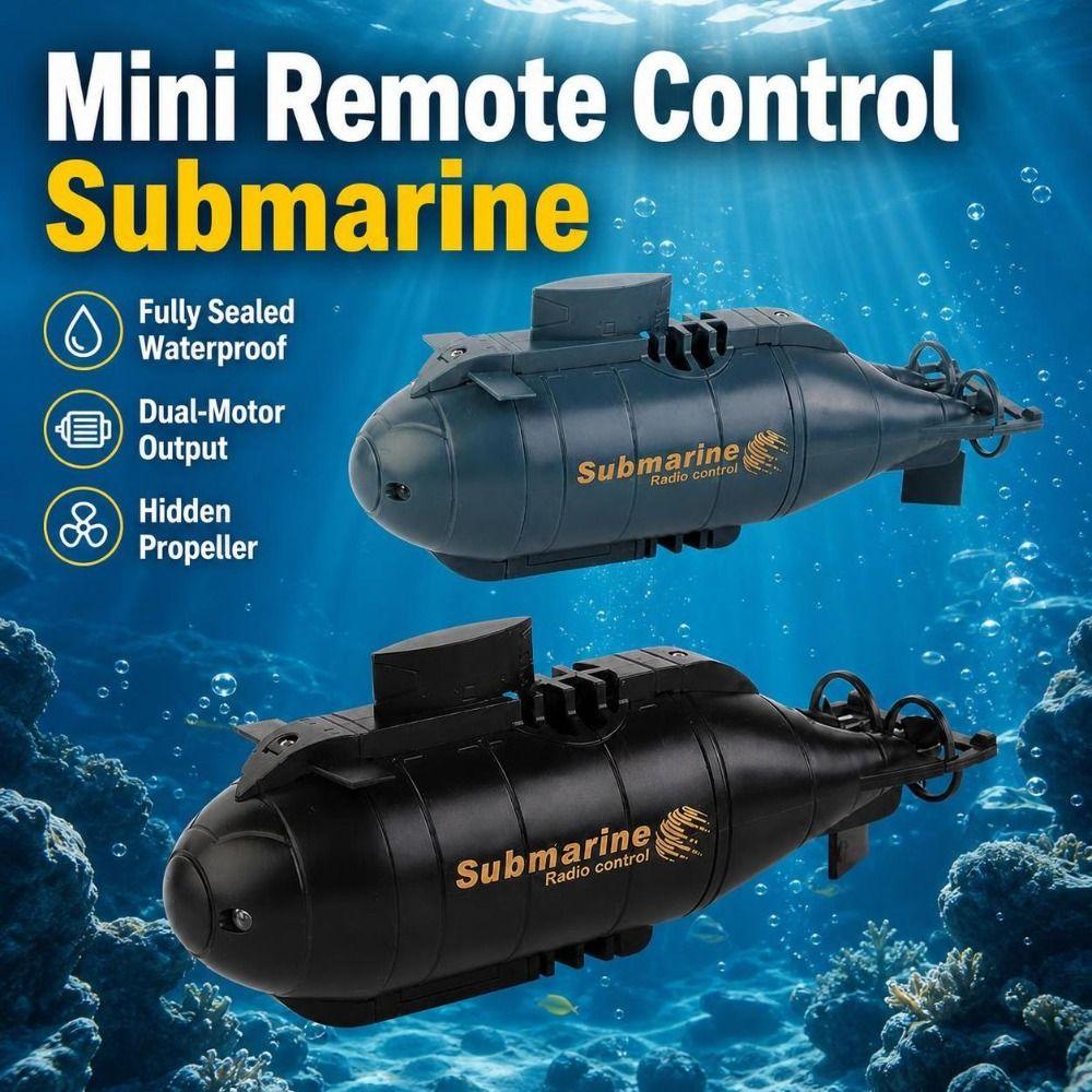 USB Chargeable Remote Control Submarine Waterproof Electric Toy Boat New Mini Submarine Kids' Toys