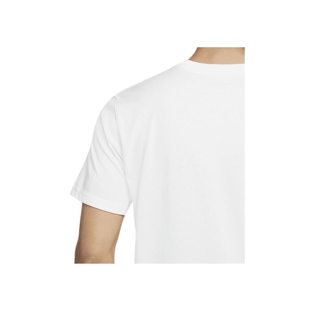 Nike Повседневная футболка с коротким рукавом с принтом Dri-Fit, мужские топы белого цвета DD6903-100