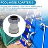 Адаптер для шланга бассейна Соединитель шланга 1,5 дюйма с клапаном бассейна диаметром 1,25 дюйма Аксессуары для надземного бассейна