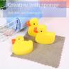 1pc Cartoon Bath Sponge, Multifunctional for Showering, Dishwashing & Cleaning – Cute Yellow Duck Design, Bath Sponge For Shower