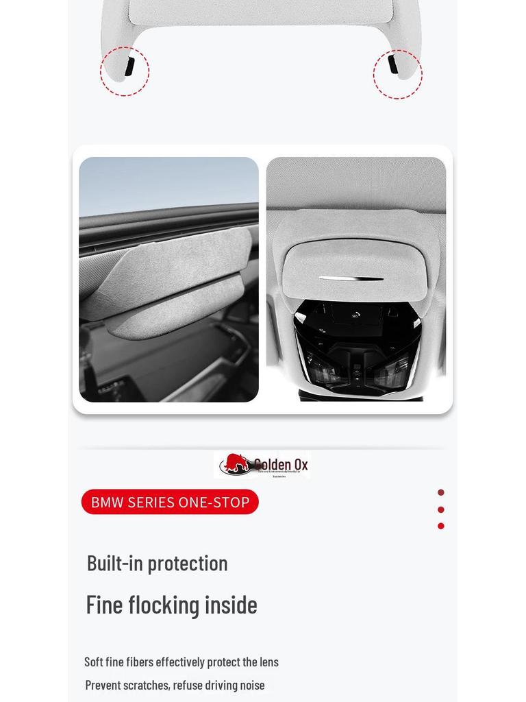 Зажим для очков из замши и футляр для хранения солнцезащитных очков, совместимые с BMW.