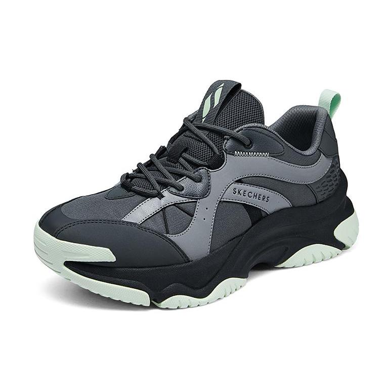 Skechers Уличные Кроссовки с Дышащей Амортизацией Низкие Мужские Угольно-Серые 183185-CHAR