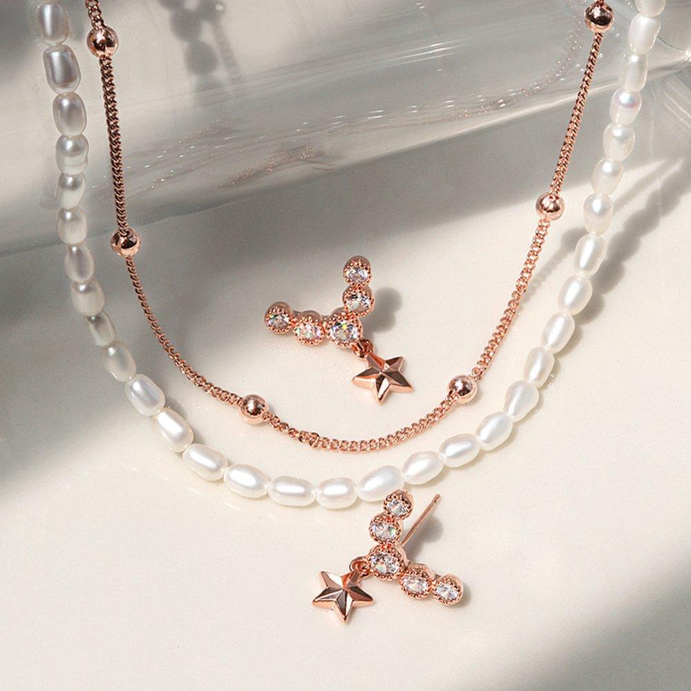 [Luvre Paris] Diello Freshwater Pearl Layered Necklace Na0486