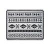 Peel Forest Ortega Mexican American Geometric Towel Stylish Black and White West Coast 130x160cm Blanket, Camping/Outdoor Blanket, Rug, Moroccan,