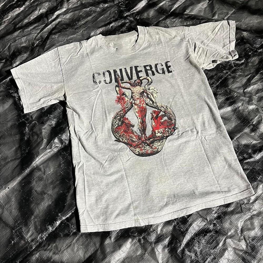 Vintage late 1990s Converge Band T-shirt Cotton For men Women Unisex T-Shirt