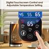 Electric 5 in 1 mixer with upgraded touch screen LED display - Hot and cold milk frother thermos for lattes