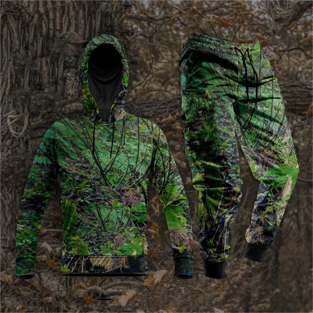 Spring Autumn Camouflage 3D Printed Hoodie Suit Men Sweatshirts Sweatpants Casual Fashion Two Piece Tracksuit Set Men's Clothing