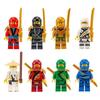 Ninja Motorcycle Building Blocks Set Lloyd Nya Compatible Lego Figures Cool Racing Bike Model Toy for Kids Educational Gift 6 Pack