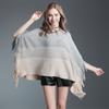Women's Fashion Casual Fall Winter Solid Color Print 1/2 Sleeves One Shoulder Sweaters