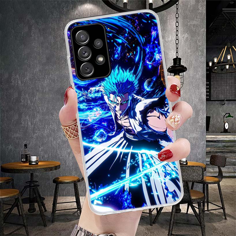 Гримджоу 6 Bleach Мягкий чехол для телефона для Samsung Galaxy A13 A14 A15 A16 A17 A53 A54 A55 A56 A57 A33 A34 A35 A36 A37 A23 A24 A25 A26