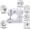 Household sewing electric sewing 12 types of small sewing LED hand lamp AC easy low adjustable reverse lifetime warranty machine, machine, stitches,