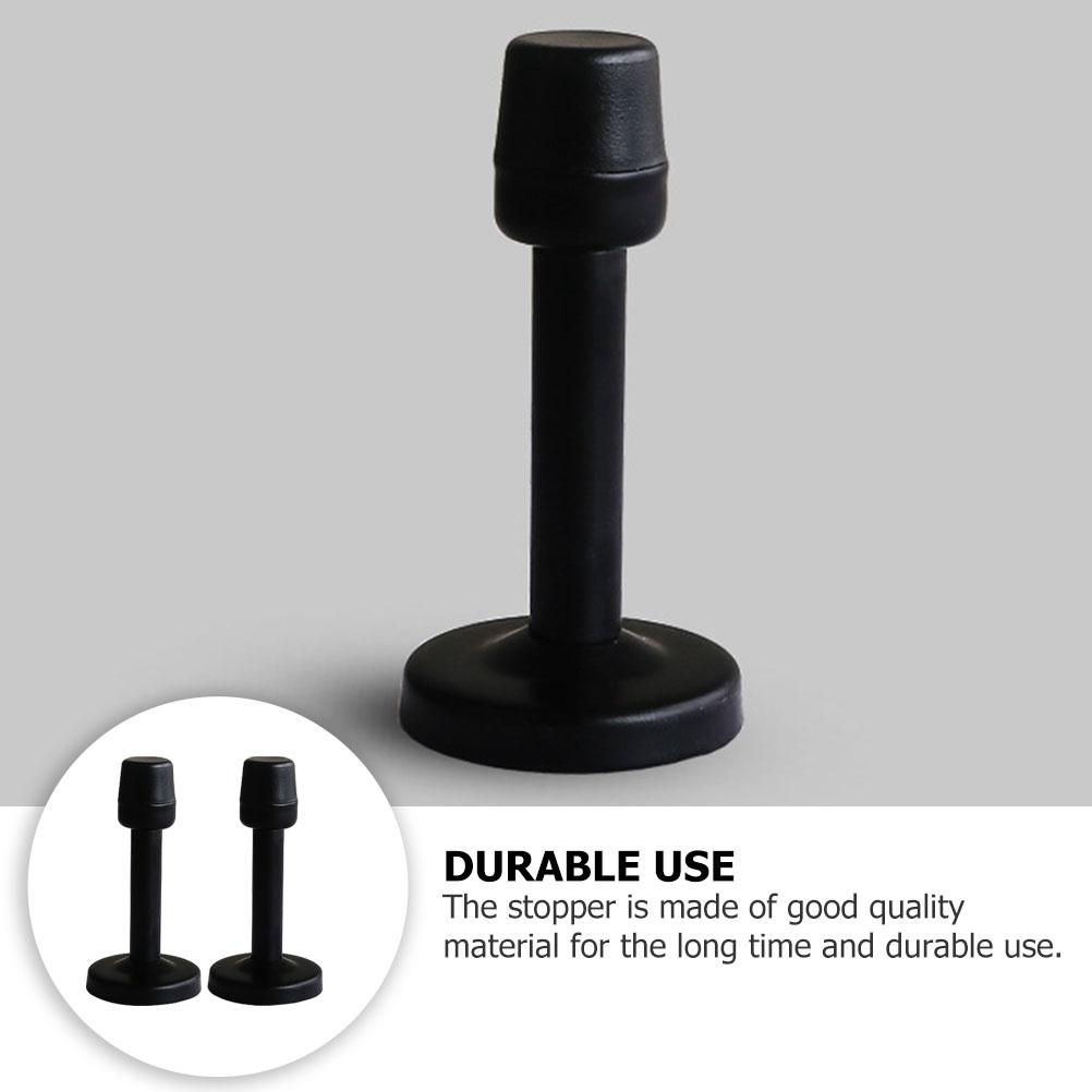 2 Pcs Stainless Steel Door Shield Handle Buffer Stopper Protective Protector Accessory Magnetic