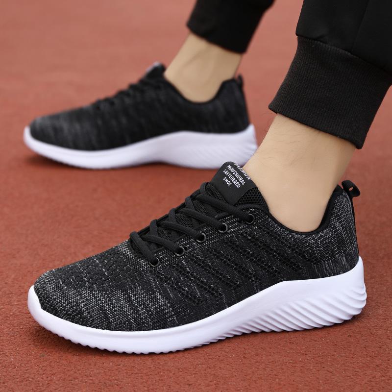 Men Shoes Comfortable Running Shoes Mesh Gym Training Lightweight Breathable Walking Shoe
