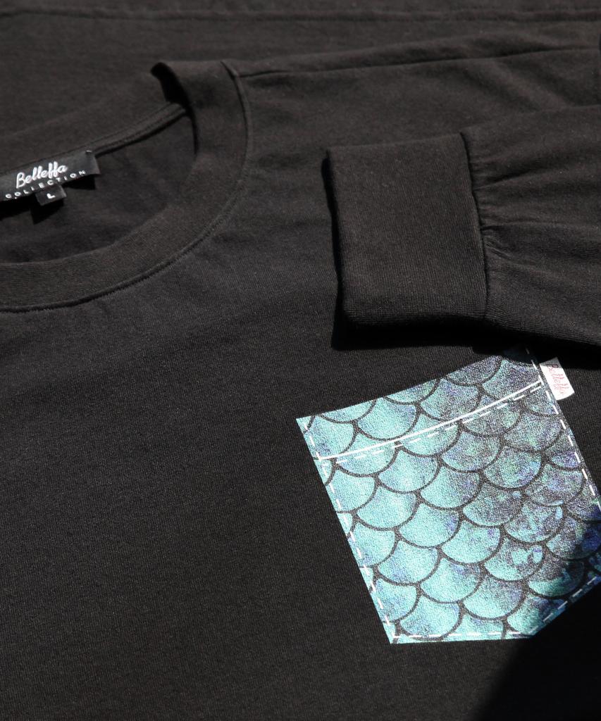 BELLEFFA Squama (Scales) Designer Long-Sleeve T-Shirt