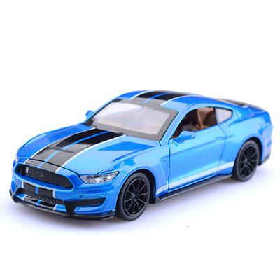 1/32 Высокодетализированная модель суперкара Ford Mustang Shelby GT350, металлическая, с инерционным механизмом, игрушечная машинка для детей, 4 открывающиеся двери, подарки для детей GT500