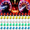 10 шт. T5 SMD светодиодная лампа приборной панели автомобиля, светодиодные лампы для приборов, автомобильные лампы для салона автомобиля