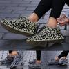 Женская модная женская обувь с леопардовым принтом, увеличенная повседневная обувь
