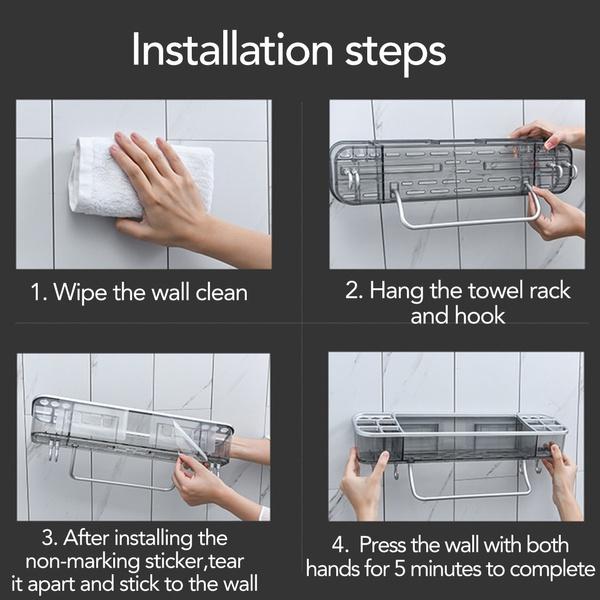 Треугольная полка для душа, угловая полка для хранения ванны, стойка-органайзер