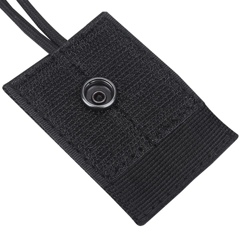 Портативная нейлоновая сумка-мешок для рации, держатель для радио для занятий спортом на открытом воздухе, черный цвет