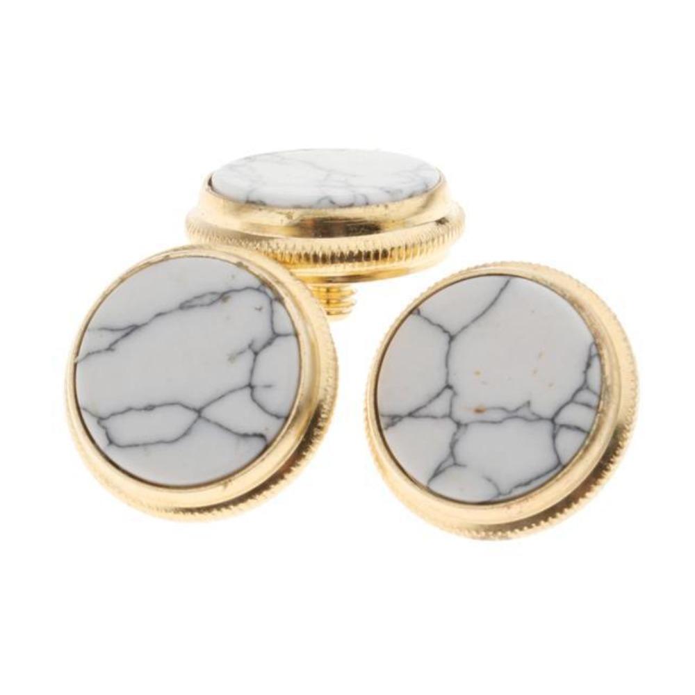 Новый набор из 3 шт. Металлический колпачок клапана трубы Крышка клапанов трубы Замена кнопок Пальцевые кнопки для трубы Музыкальные инструменты