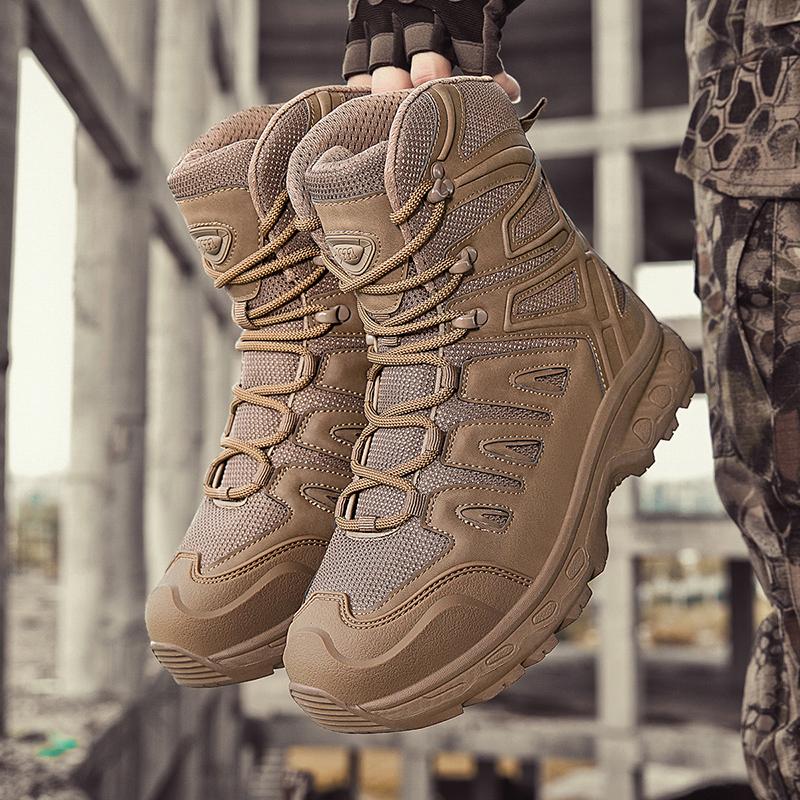 Men's Waterproof Hiking Boots Lightweight Boots Durable Outdoor Climbing Boots for Men Demi-season Boots