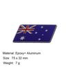 3D Premium Australia Australian National Flag for Laptop Wall Car Engine Hood Fender Trunk Tail Rear Decal Emblem Badge Sticker