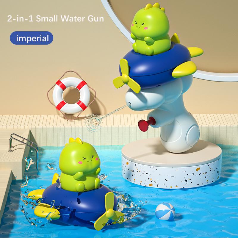 Детские летние водяные пистолеты, мини-водяной пистолет, милый водяной пистолет в виде динозавра, детская игрушка для купания, игрушки для купания на открытом воздухе