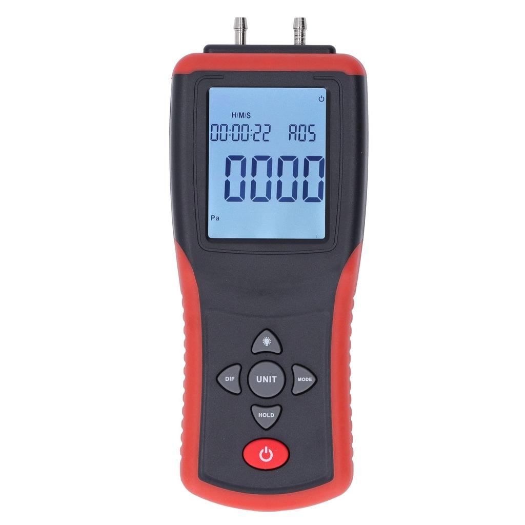 Цифровой манометр с 12 выбираемыми единицами, многофункциональный цифровой дифференциальный манометр с