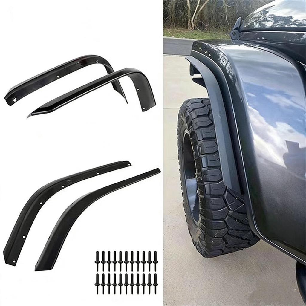 Wrangler JL Fender Flares Widening Mudguards - Original Low Position Small Flares