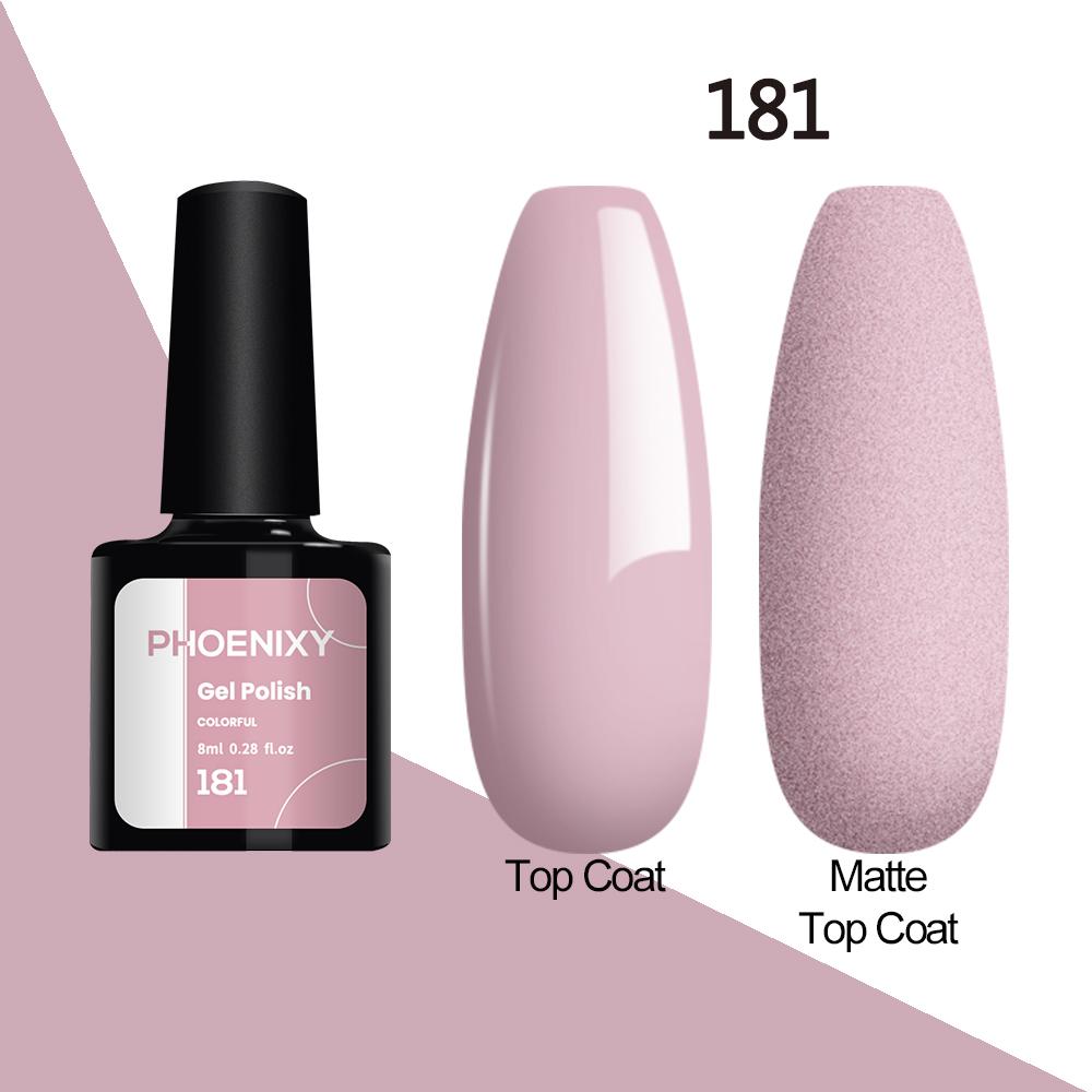 Лак для ногтей PHOENIXY, 8 мл, УФ-светодиодный гибридный лак для дизайна ногтей, гель-лайнер для маникюра, полупостоянная основа, верхнее покрытие, гель с блестками, блестящие цвета, гель