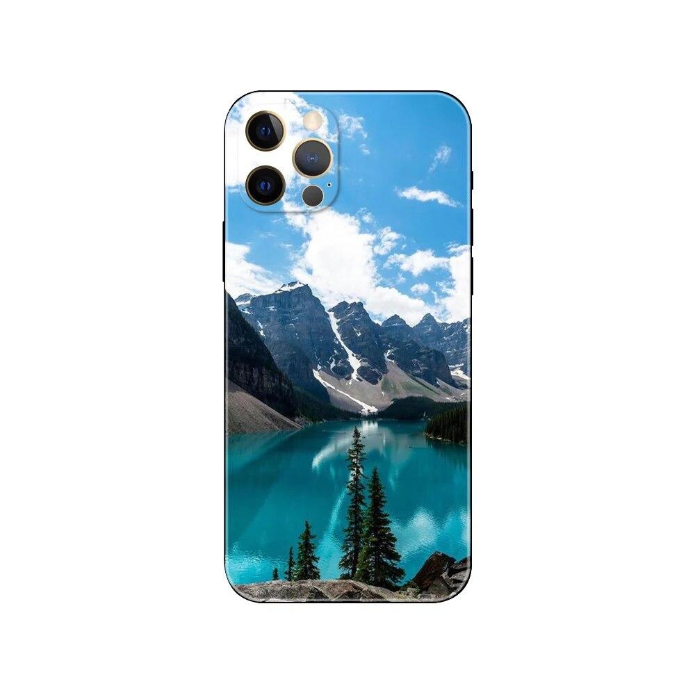 Чехол для телефона «Зимний снег и горы» для iPhone Samsung Galaxy Redmi Xiaomi Oppo OnePlus Note SA 7 8 9 10 11 12 13 14 20 21 22 23 53 54 Pro Ultra