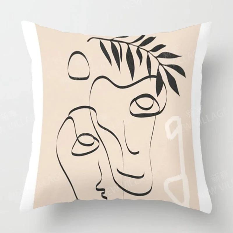 Скандинавский Осенний Домашний Декор Осень Наволочка для диванной подушки Чехол на диванную подушку Современный Моранди